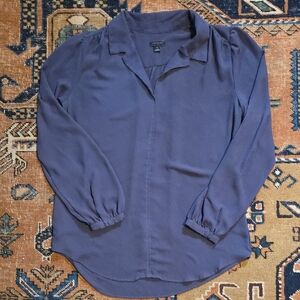Ann Taylor Deep Purple Blouse